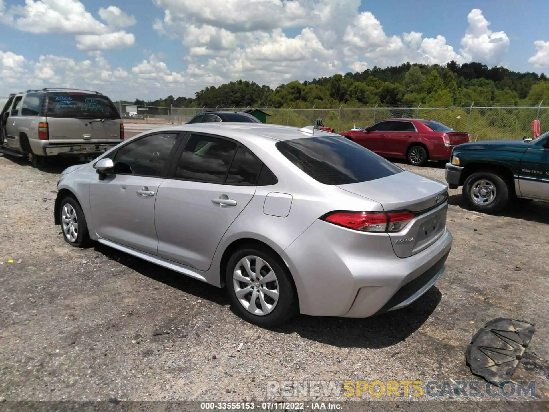 3 Photograph of a damaged car JTDEPMAE3NJ203985 TOYOTA COROLLA 2022