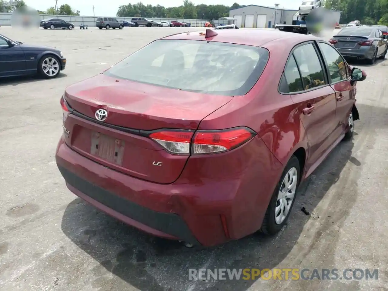 4 Photograph of a damaged car JTDEPMAE3NJ204957 TOYOTA COROLLA 2022