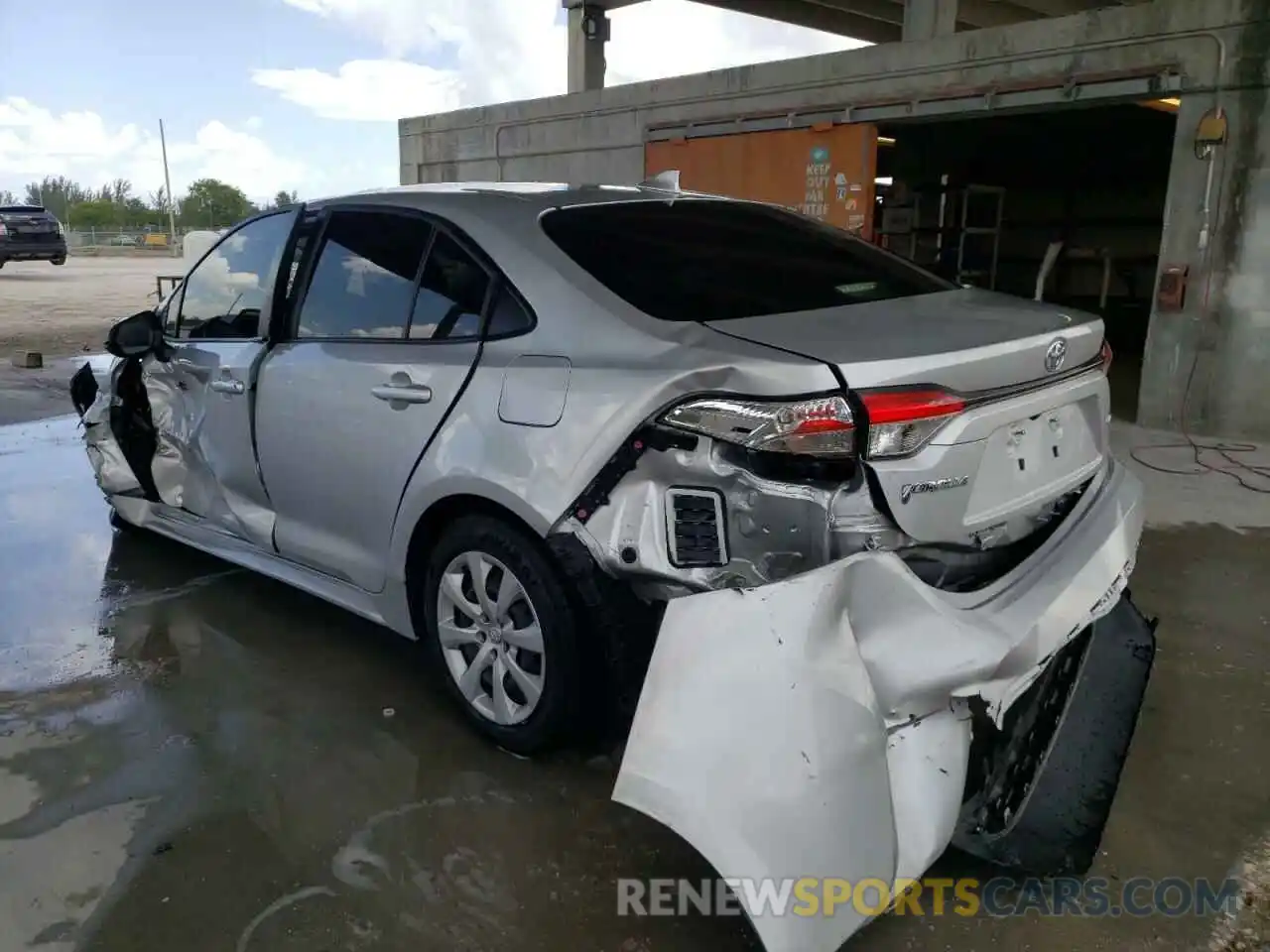 3 Photograph of a damaged car JTDEPMAE3NJ209771 TOYOTA COROLLA 2022