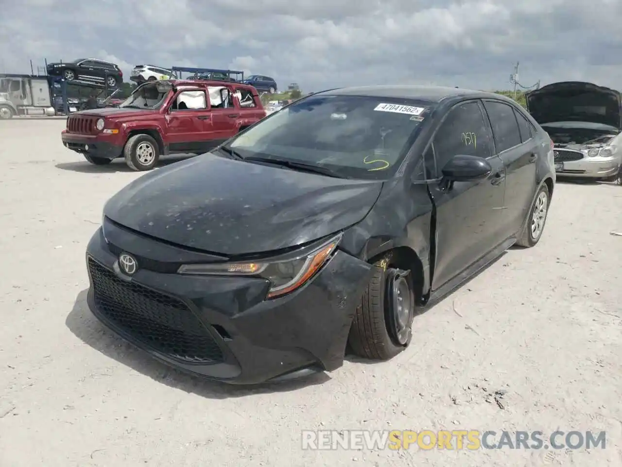 2 Photograph of a damaged car JTDEPMAE3NJ210483 TOYOTA COROLLA 2022