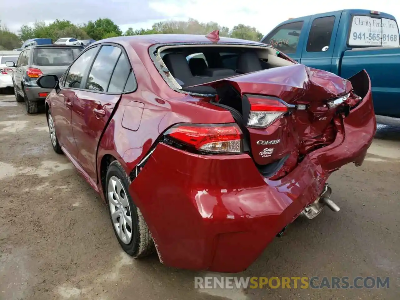 3 Photograph of a damaged car JTDEPMAE3NJ212220 TOYOTA COROLLA 2022