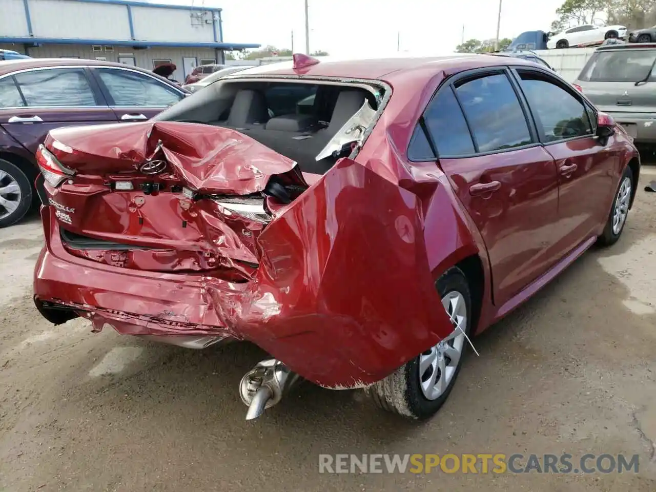 4 Photograph of a damaged car JTDEPMAE3NJ212220 TOYOTA COROLLA 2022