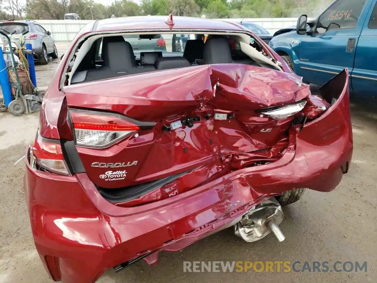 9 Photograph of a damaged car JTDEPMAE3NJ212220 TOYOTA COROLLA 2022