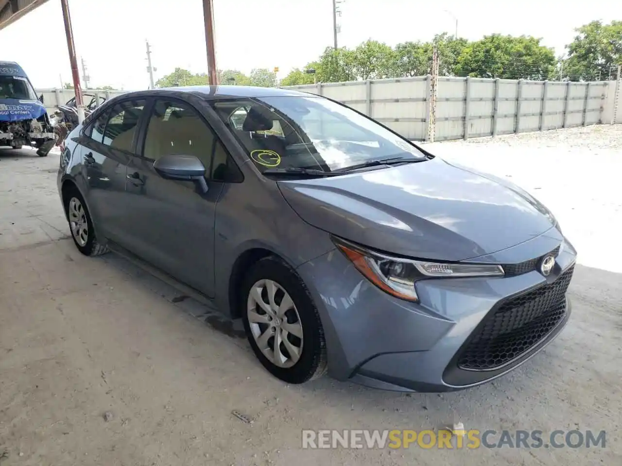 1 Photograph of a damaged car JTDEPMAE3NJ214176 TOYOTA COROLLA 2022