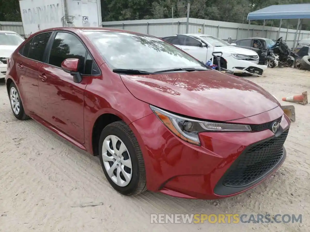 1 Photograph of a damaged car JTDEPMAE3NJ216719 TOYOTA COROLLA 2022