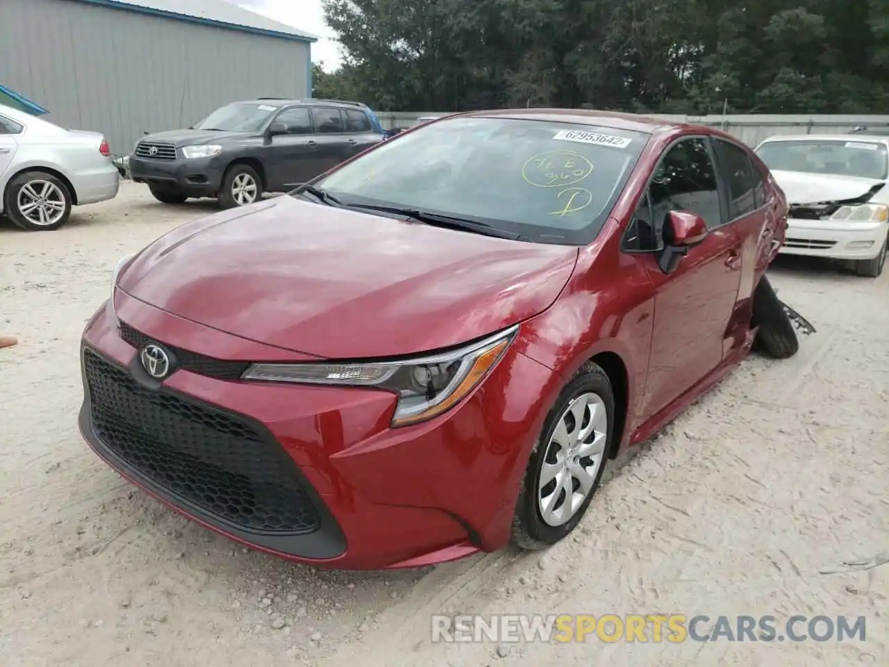 2 Photograph of a damaged car JTDEPMAE3NJ216719 TOYOTA COROLLA 2022