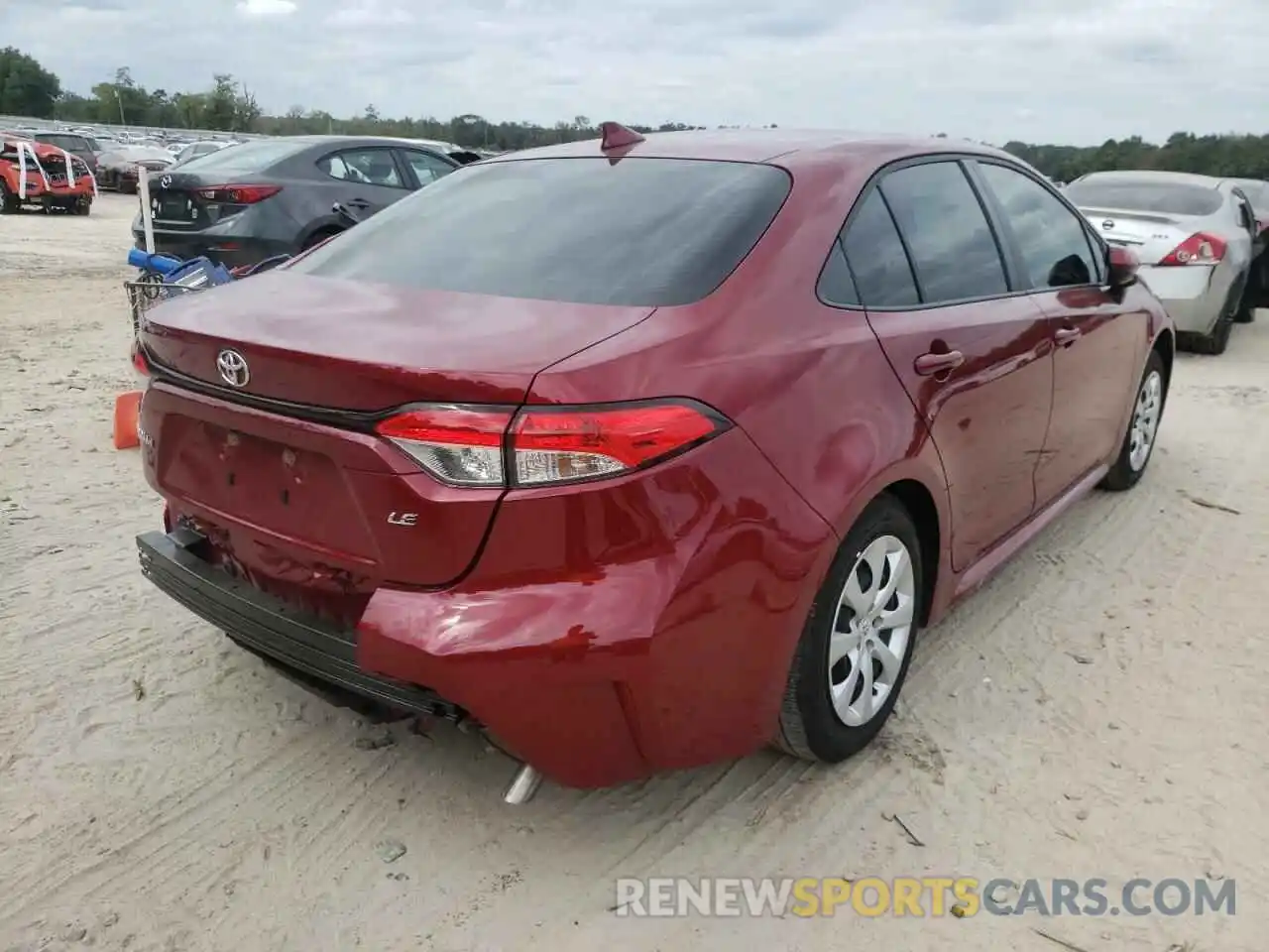 4 Photograph of a damaged car JTDEPMAE3NJ216719 TOYOTA COROLLA 2022