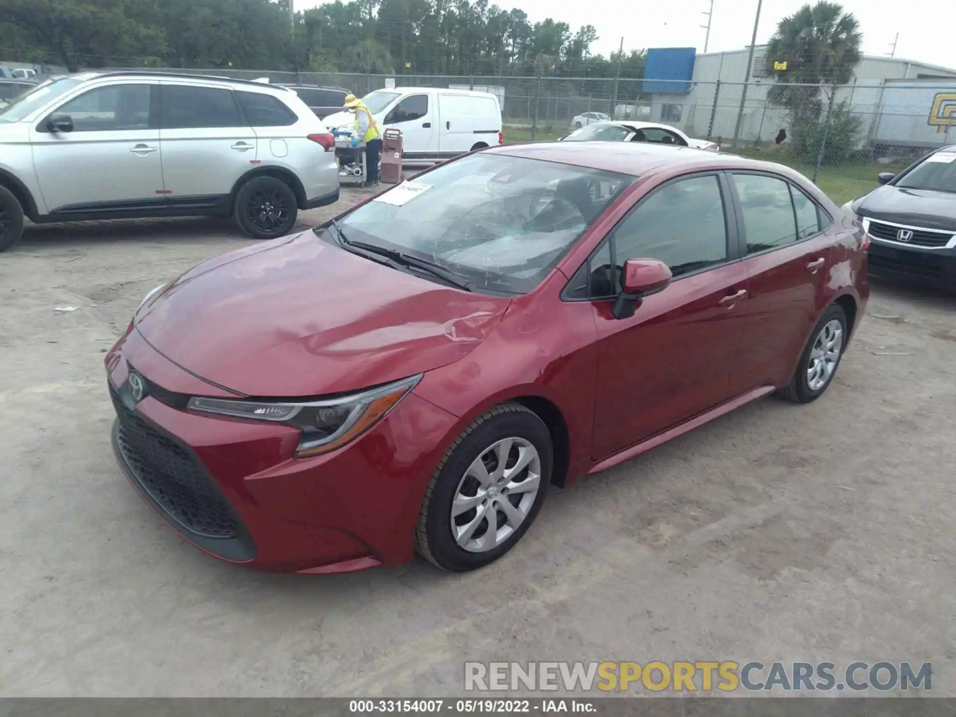 2 Photograph of a damaged car JTDEPMAE3NJ217062 TOYOTA COROLLA 2022