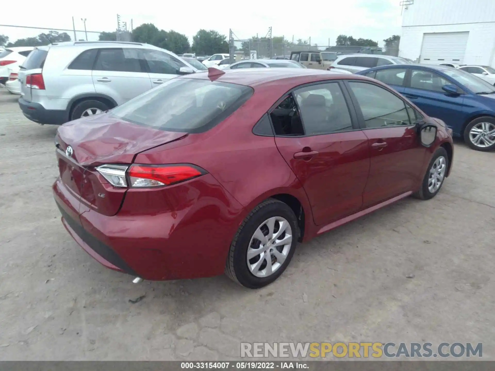 4 Photograph of a damaged car JTDEPMAE3NJ217062 TOYOTA COROLLA 2022