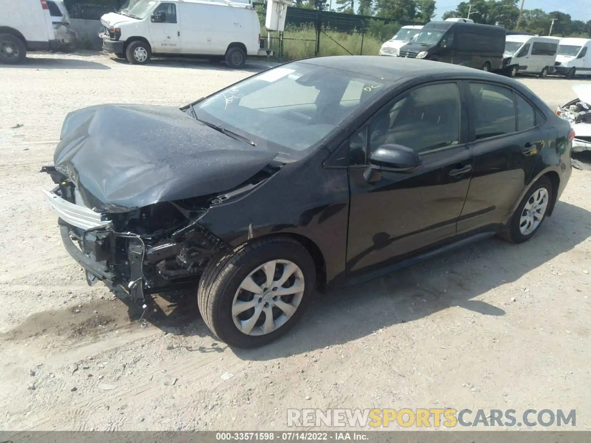 2 Photograph of a damaged car JTDEPMAE3NJ217806 TOYOTA COROLLA 2022