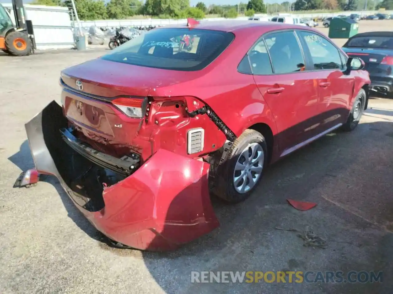 4 Photograph of a damaged car JTDEPMAE3NJ221340 TOYOTA COROLLA 2022