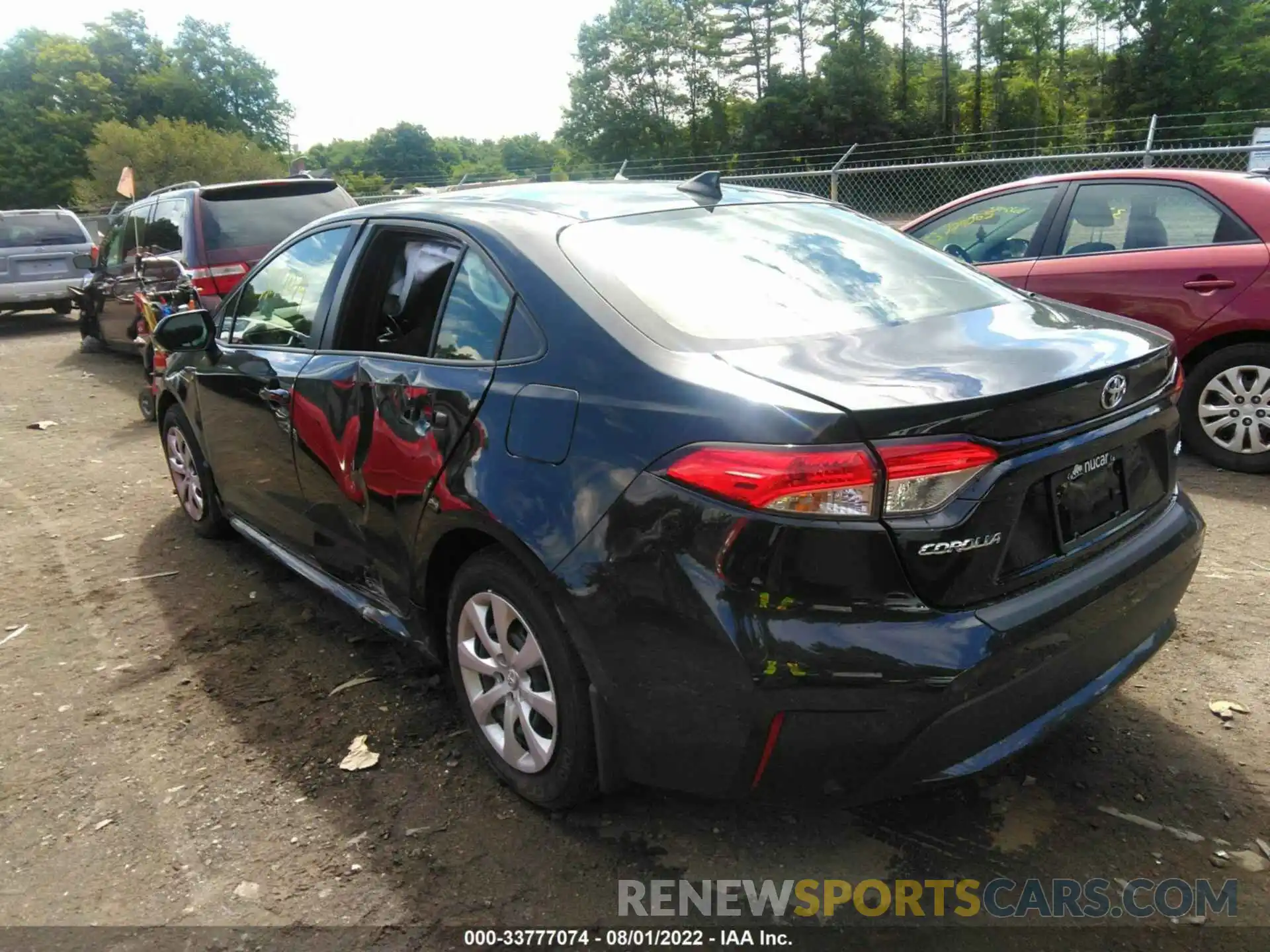 3 Photograph of a damaged car JTDEPMAE3NJ222553 TOYOTA COROLLA 2022