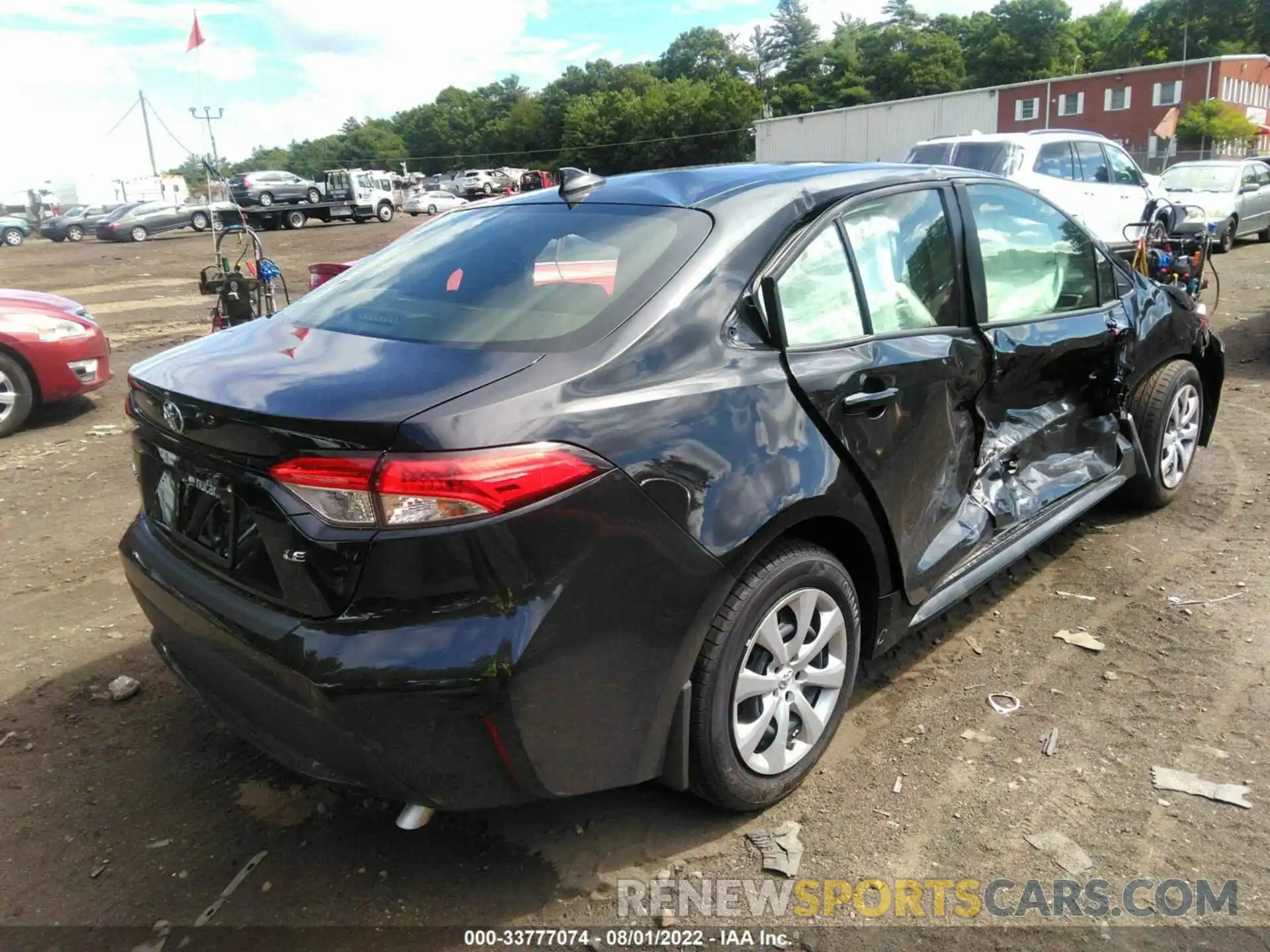 4 Photograph of a damaged car JTDEPMAE3NJ222553 TOYOTA COROLLA 2022