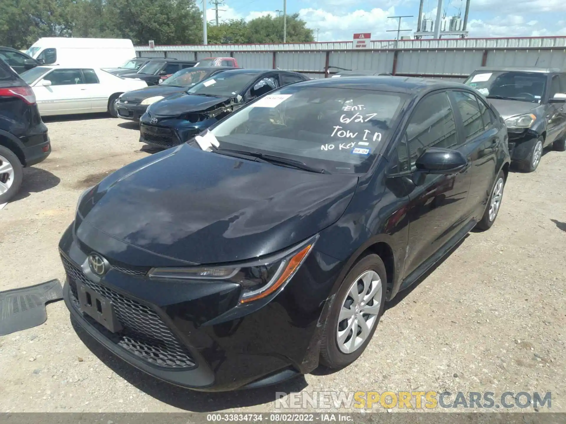 2 Photograph of a damaged car JTDEPMAE3NJ223346 TOYOTA COROLLA 2022