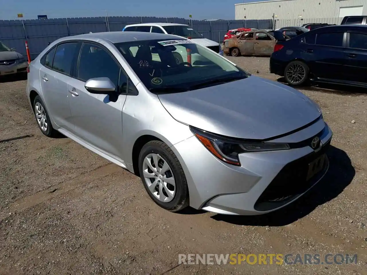 1 Photograph of a damaged car JTDEPMAE3NJ225033 TOYOTA COROLLA 2022