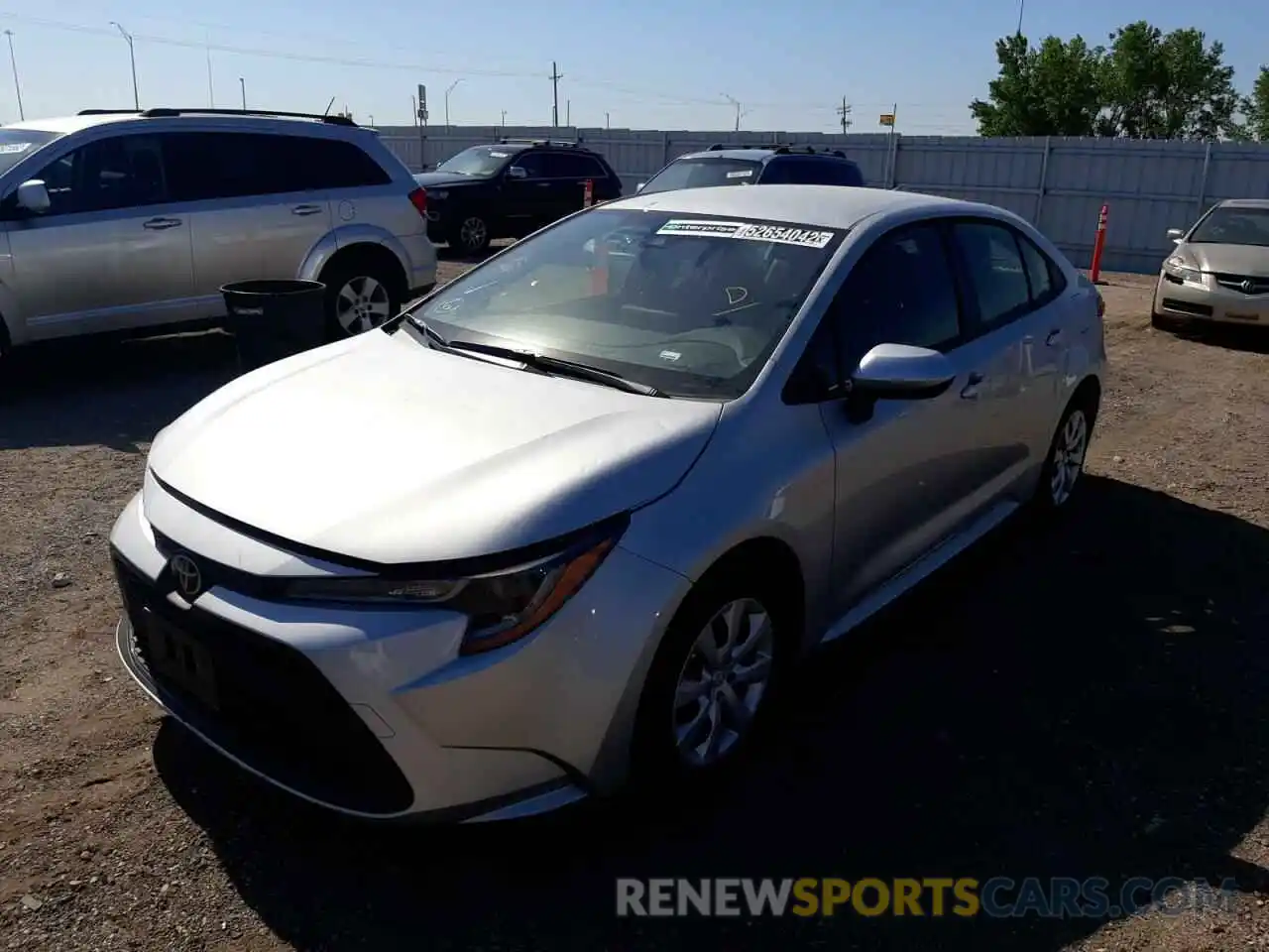 2 Photograph of a damaged car JTDEPMAE3NJ225033 TOYOTA COROLLA 2022