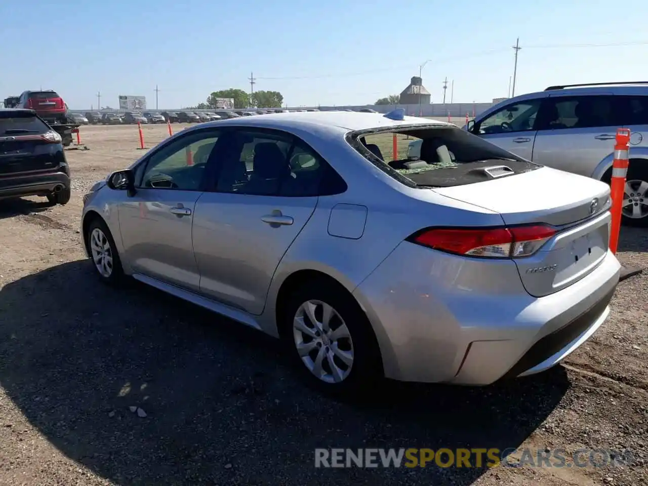 3 Photograph of a damaged car JTDEPMAE3NJ225033 TOYOTA COROLLA 2022