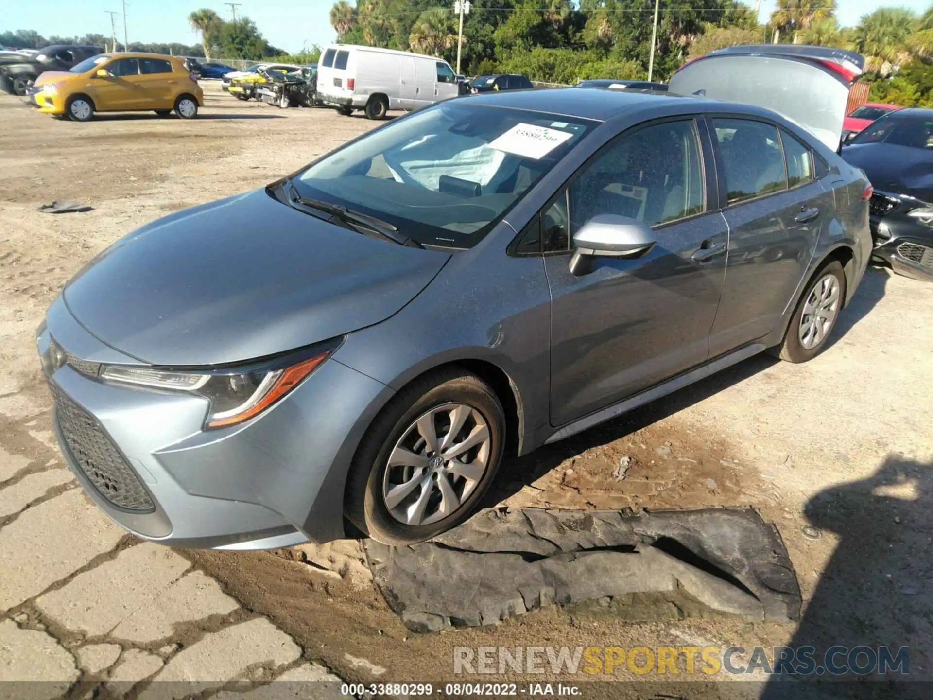 2 Photograph of a damaged car JTDEPMAE4N3003377 TOYOTA COROLLA 2022