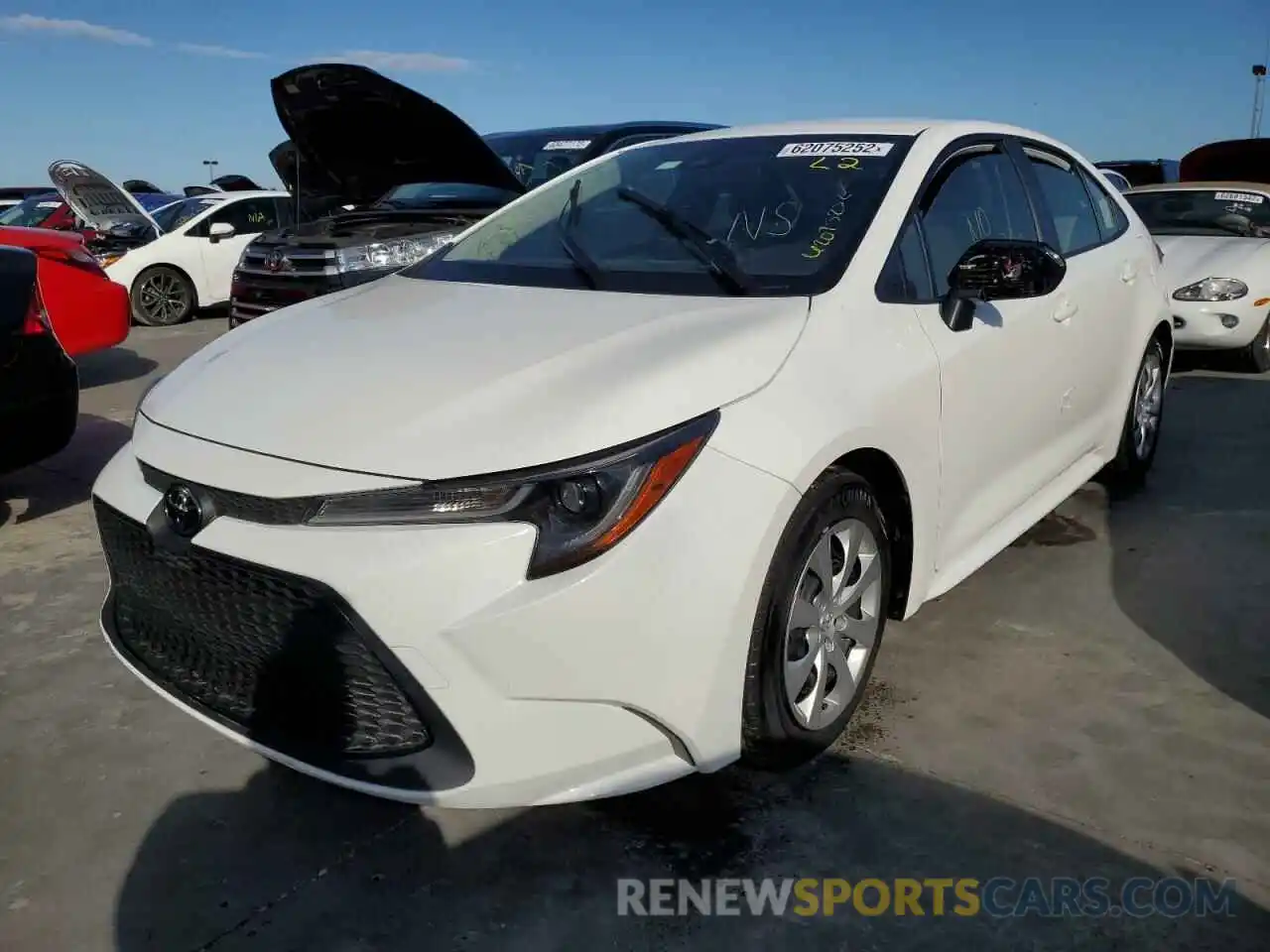 2 Photograph of a damaged car JTDEPMAE4N3006277 TOYOTA COROLLA 2022