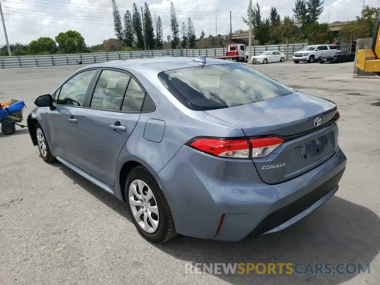 3 Photograph of a damaged car JTDEPMAE4N3015402 TOYOTA COROLLA 2022