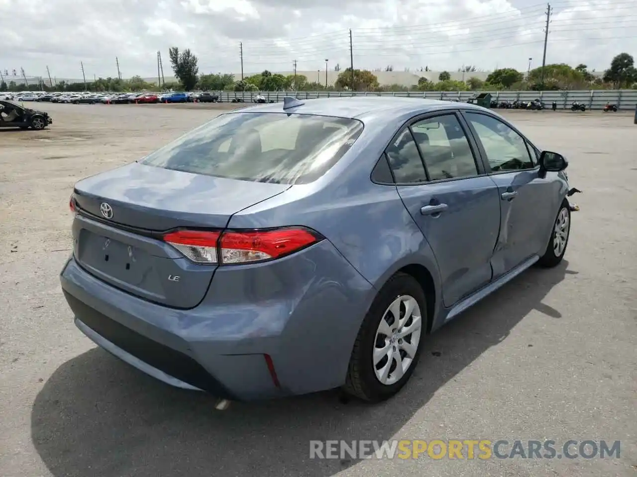 4 Photograph of a damaged car JTDEPMAE4N3015402 TOYOTA COROLLA 2022