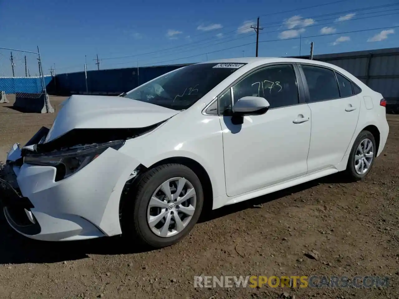 1 Photograph of a damaged car JTDEPMAE4N3020826 TOYOTA COROLLA 2022