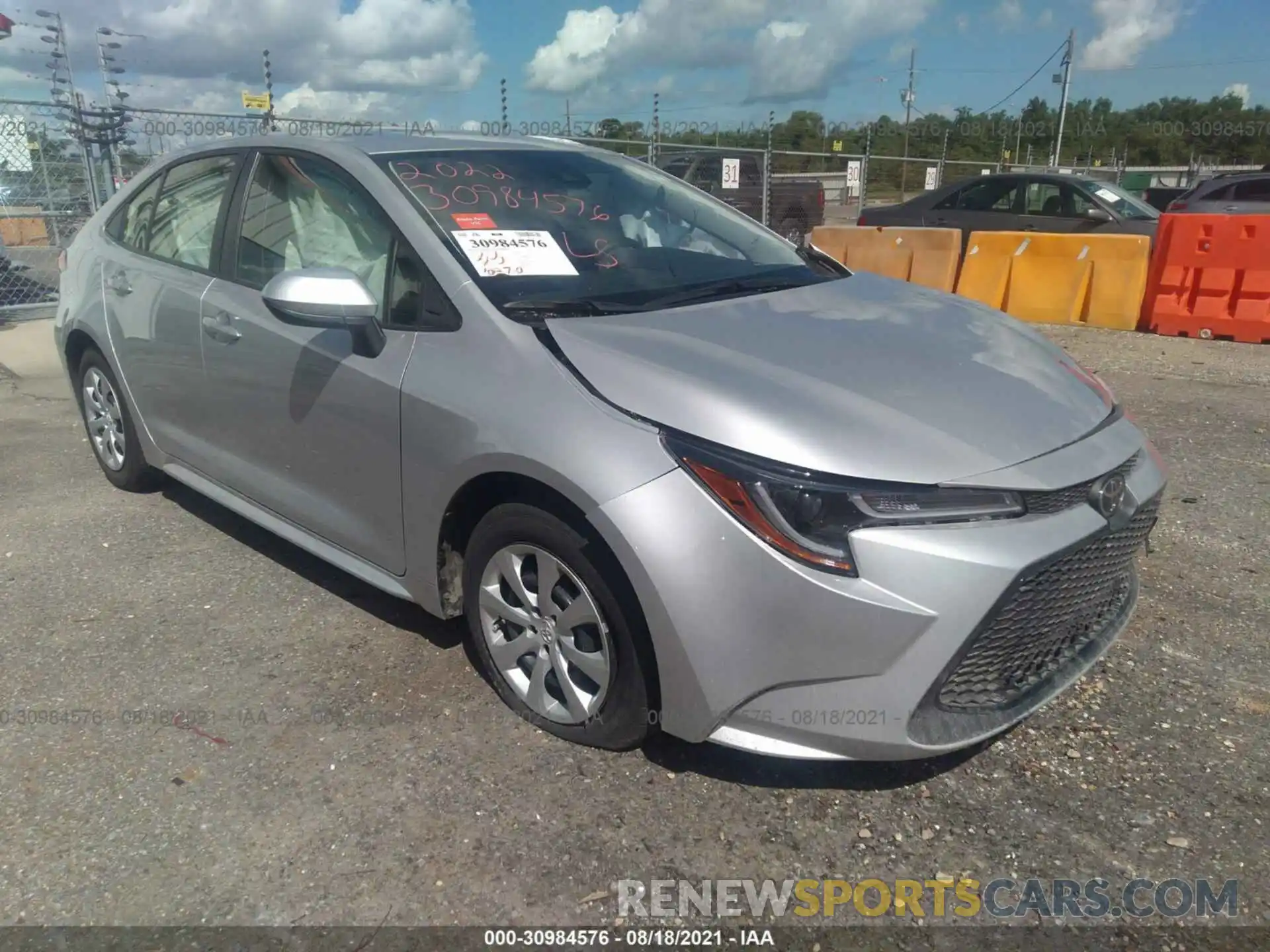 1 Photograph of a damaged car JTDEPMAE4NJ190504 TOYOTA COROLLA 2022