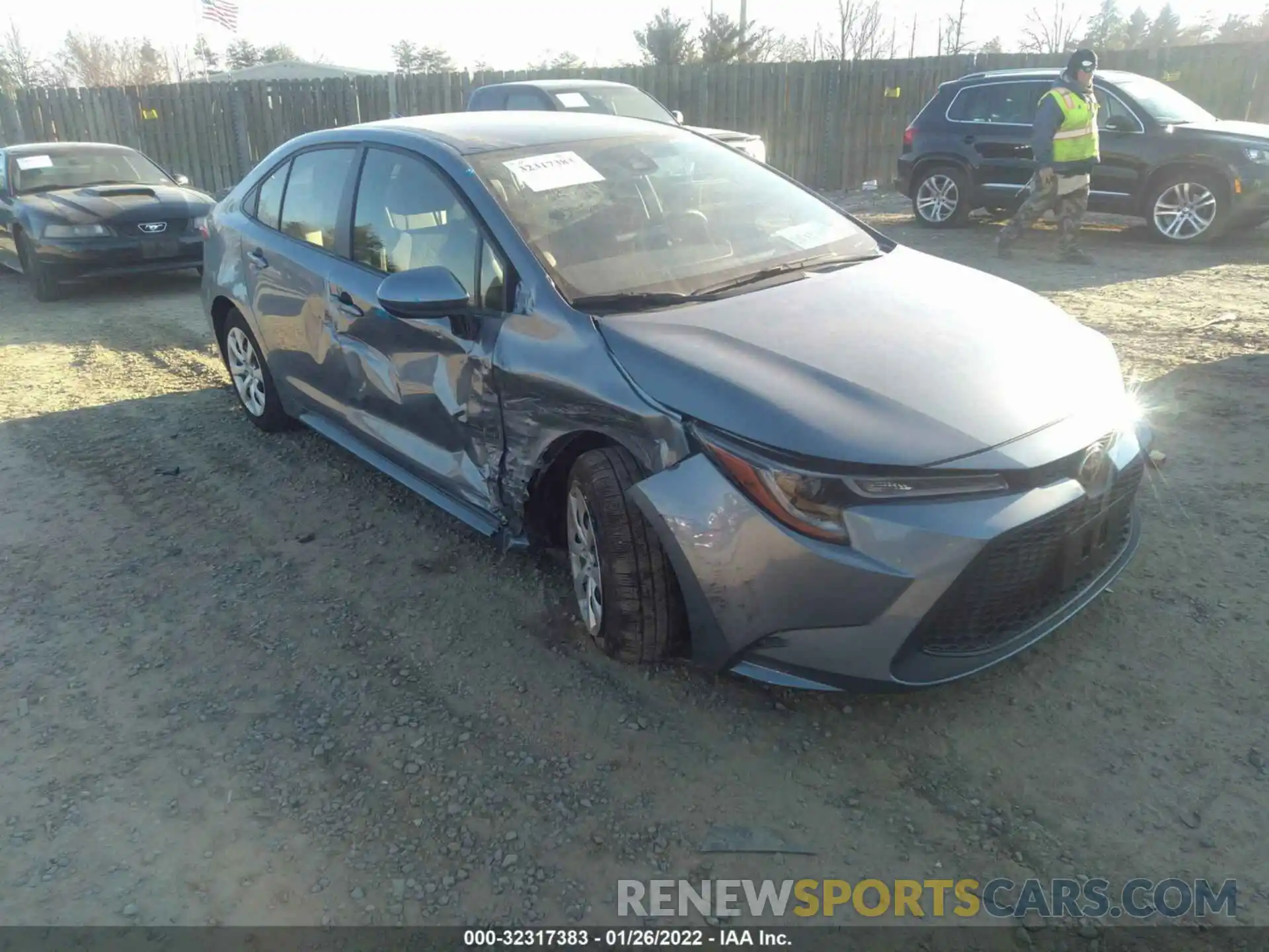 1 Photograph of a damaged car JTDEPMAE4NJ191247 TOYOTA COROLLA 2022