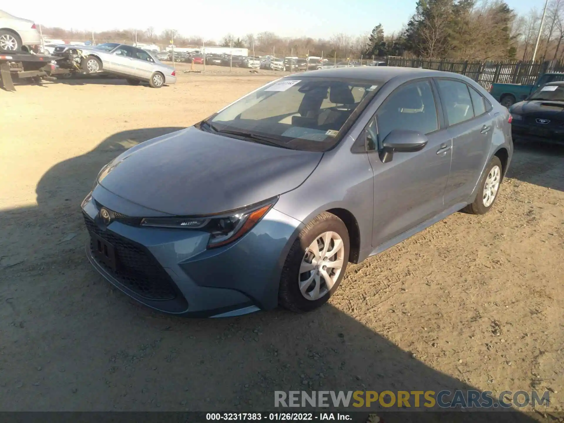 2 Photograph of a damaged car JTDEPMAE4NJ191247 TOYOTA COROLLA 2022