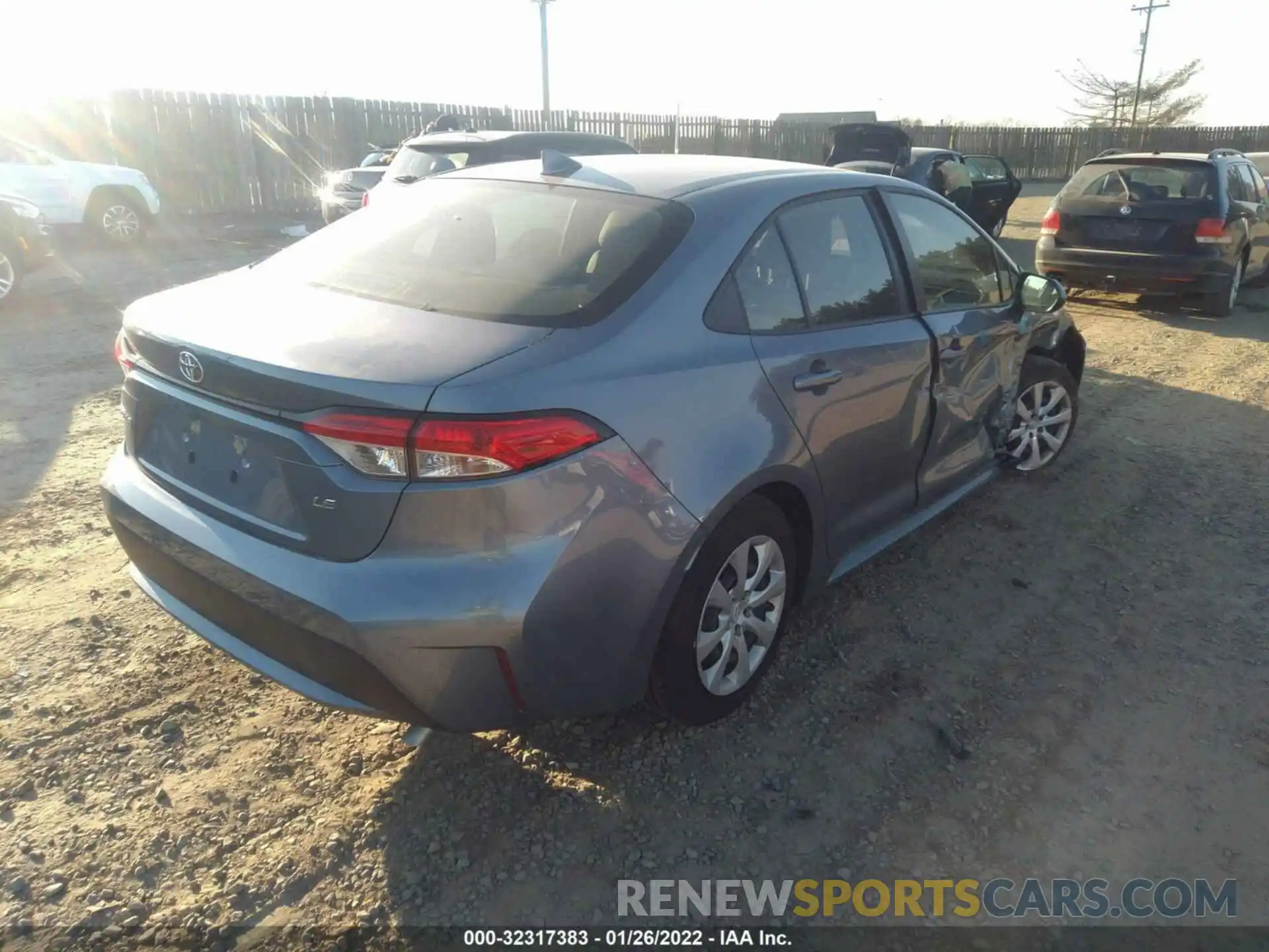 4 Photograph of a damaged car JTDEPMAE4NJ191247 TOYOTA COROLLA 2022