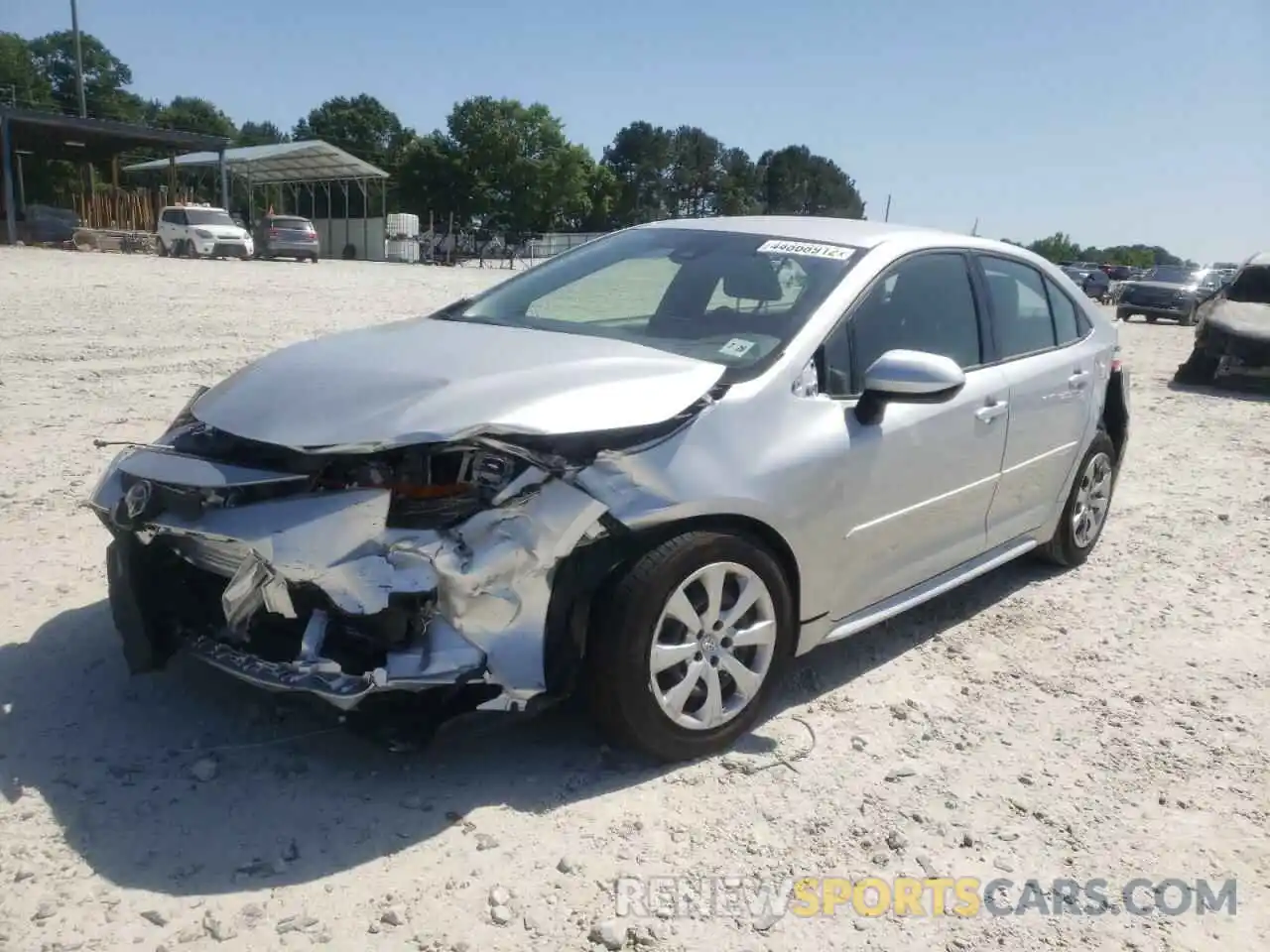 2 Photograph of a damaged car JTDEPMAE4NJ191457 TOYOTA COROLLA 2022