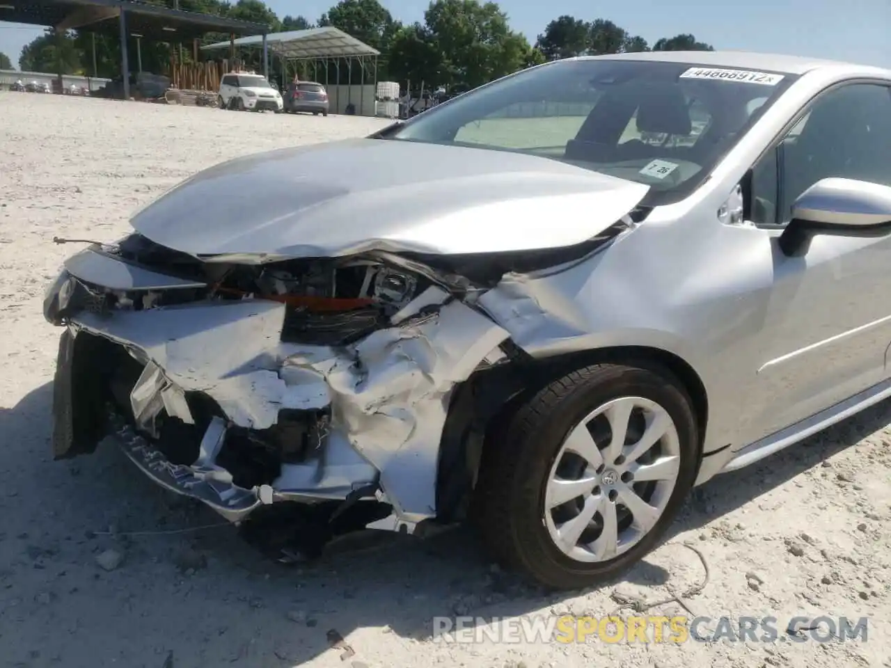 9 Photograph of a damaged car JTDEPMAE4NJ191457 TOYOTA COROLLA 2022