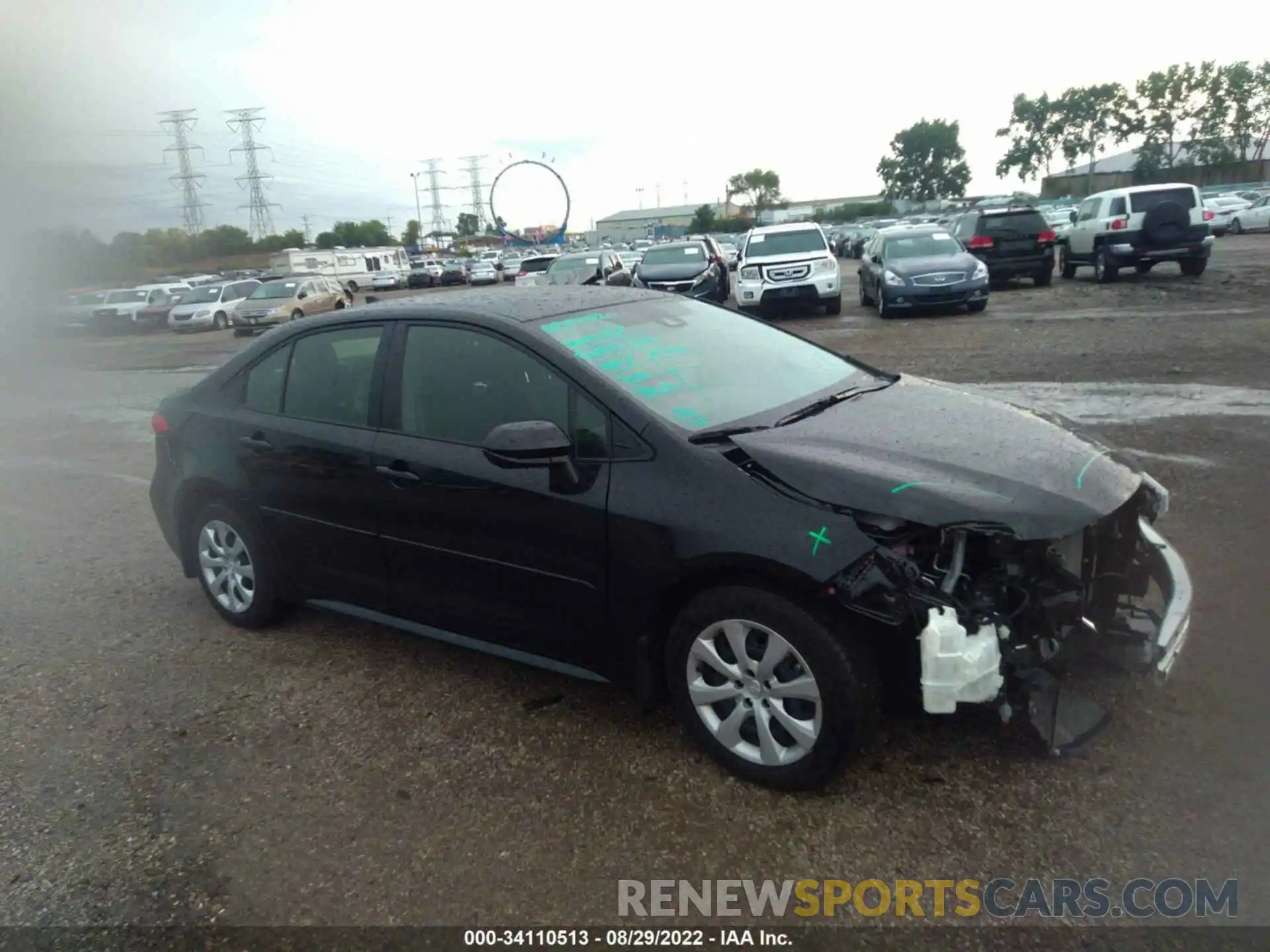 1 Photograph of a damaged car JTDEPMAE4NJ191880 TOYOTA COROLLA 2022