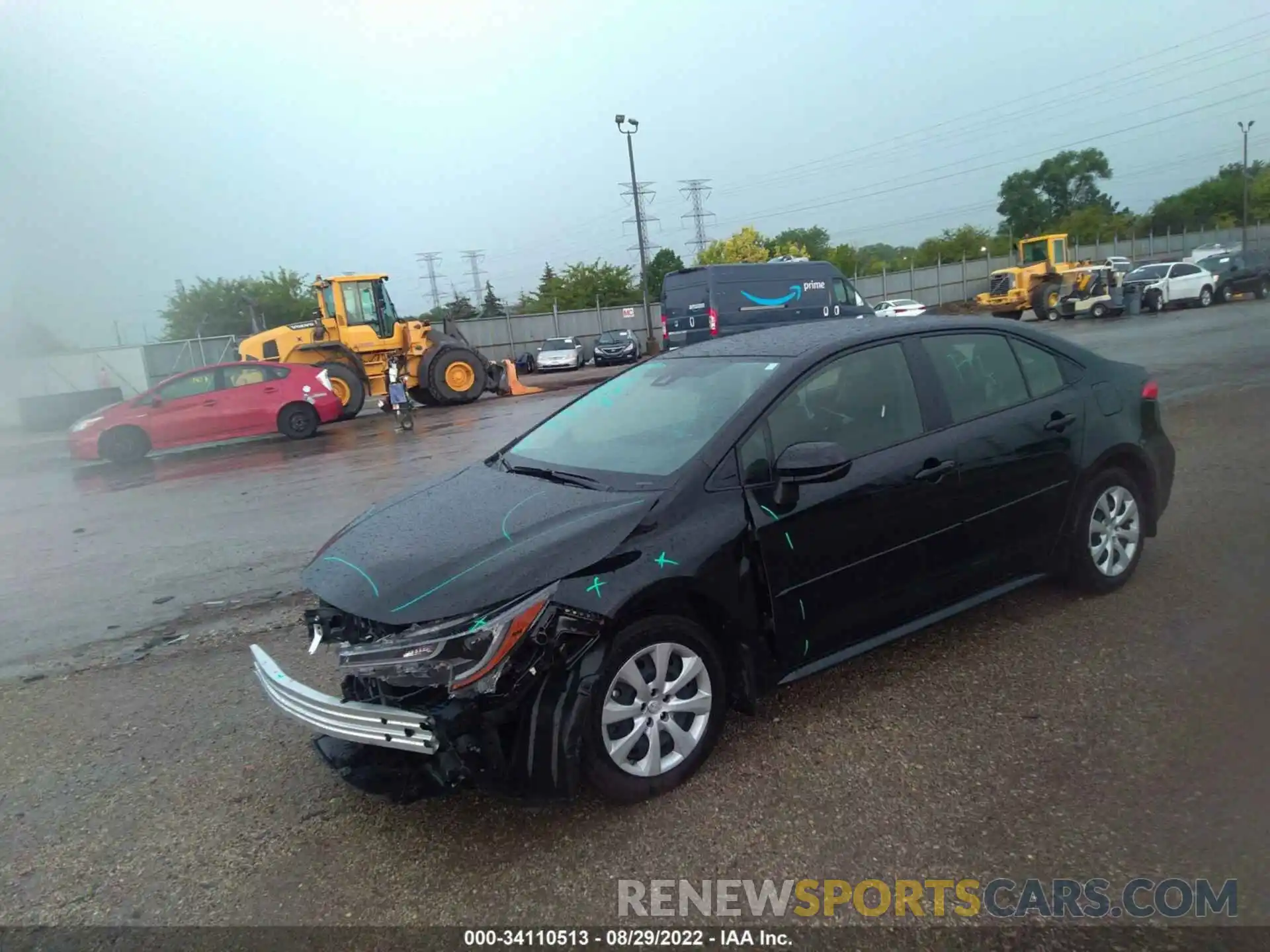 2 Photograph of a damaged car JTDEPMAE4NJ191880 TOYOTA COROLLA 2022