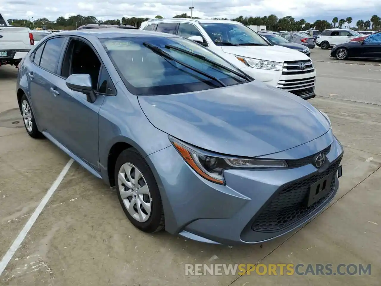 1 Photograph of a damaged car JTDEPMAE4NJ192477 TOYOTA COROLLA 2022