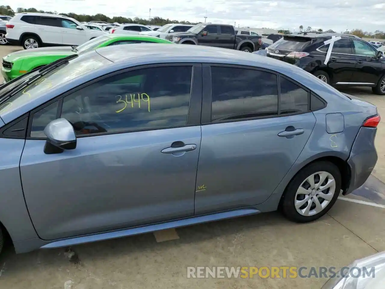 9 Photograph of a damaged car JTDEPMAE4NJ192477 TOYOTA COROLLA 2022