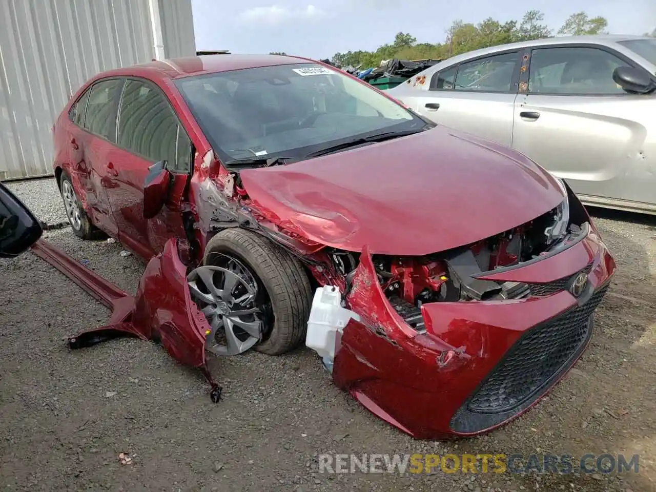 1 Photograph of a damaged car JTDEPMAE4NJ193144 TOYOTA COROLLA 2022