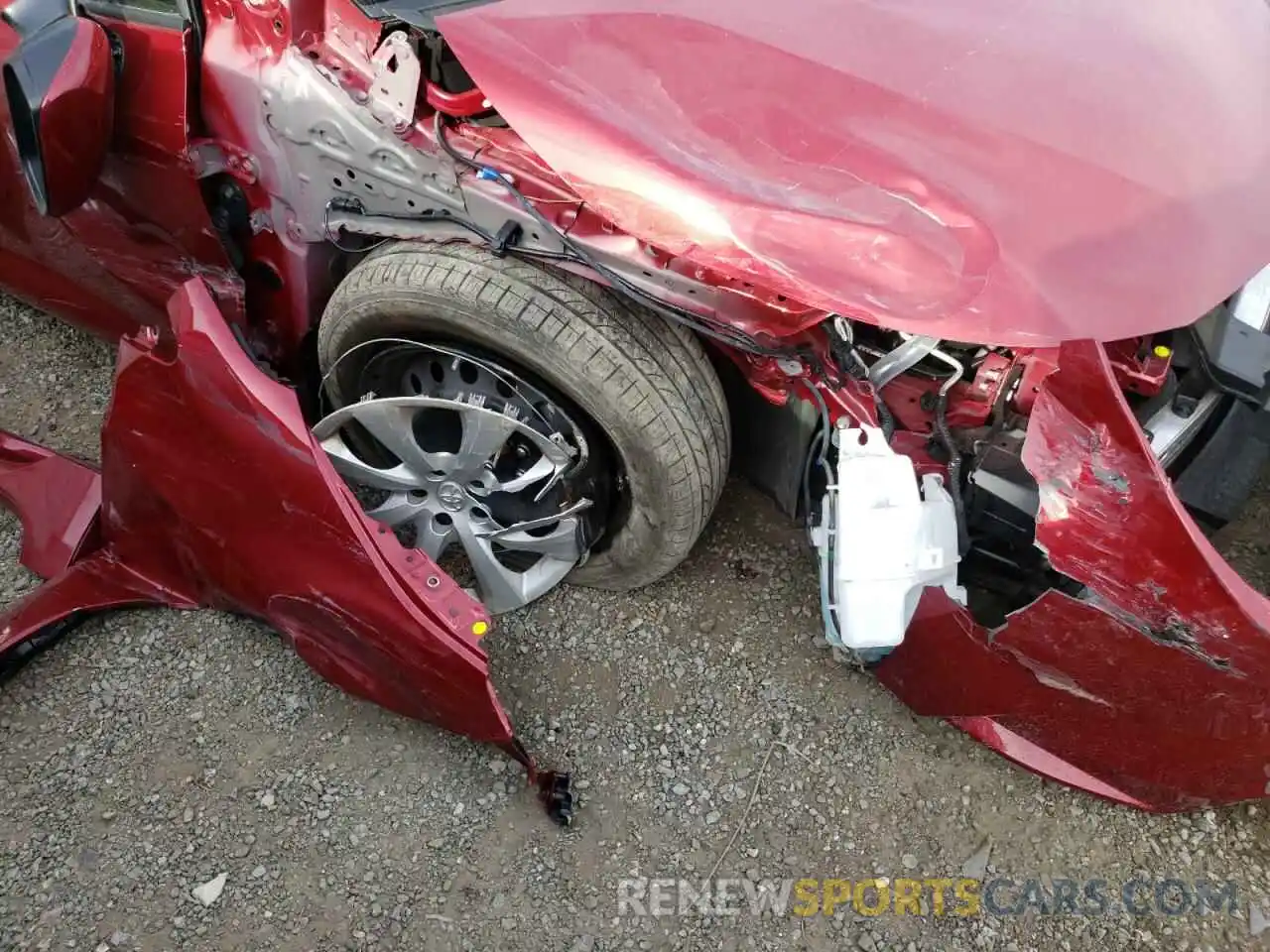 9 Photograph of a damaged car JTDEPMAE4NJ193144 TOYOTA COROLLA 2022