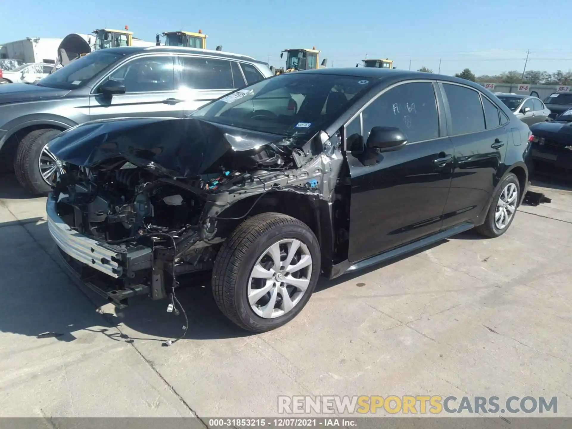 2 Photograph of a damaged car JTDEPMAE4NJ194164 TOYOTA COROLLA 2022