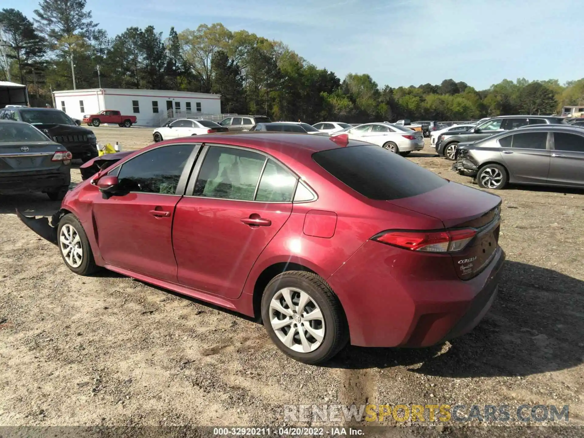 3 Photograph of a damaged car JTDEPMAE4NJ195069 TOYOTA COROLLA 2022