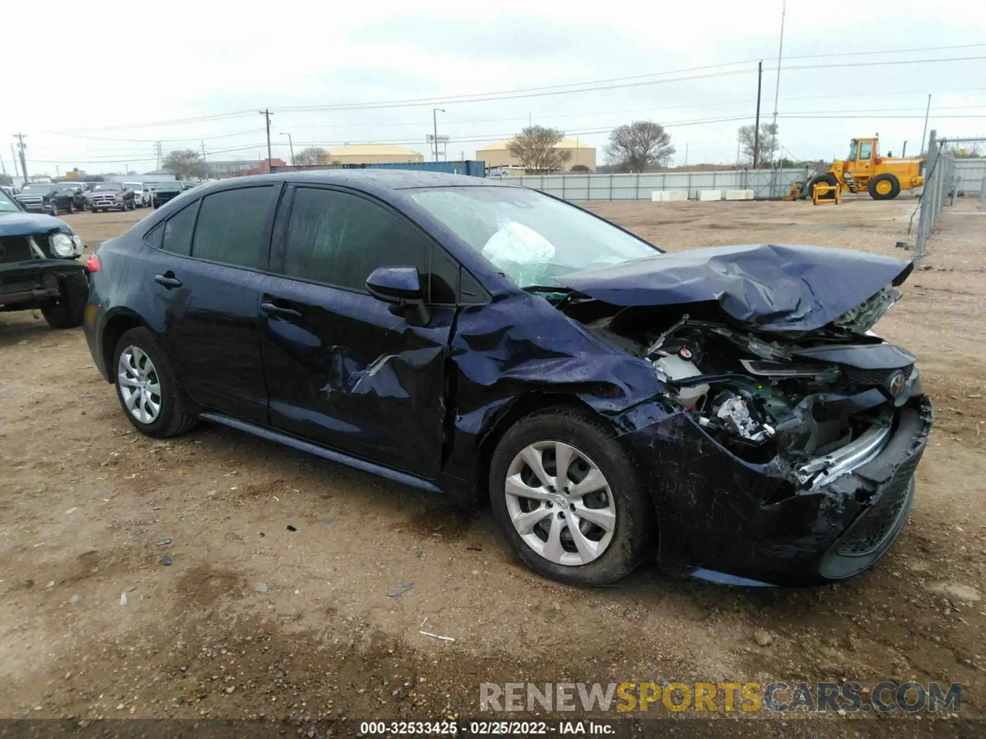 1 Photograph of a damaged car JTDEPMAE4NJ195735 TOYOTA COROLLA 2022