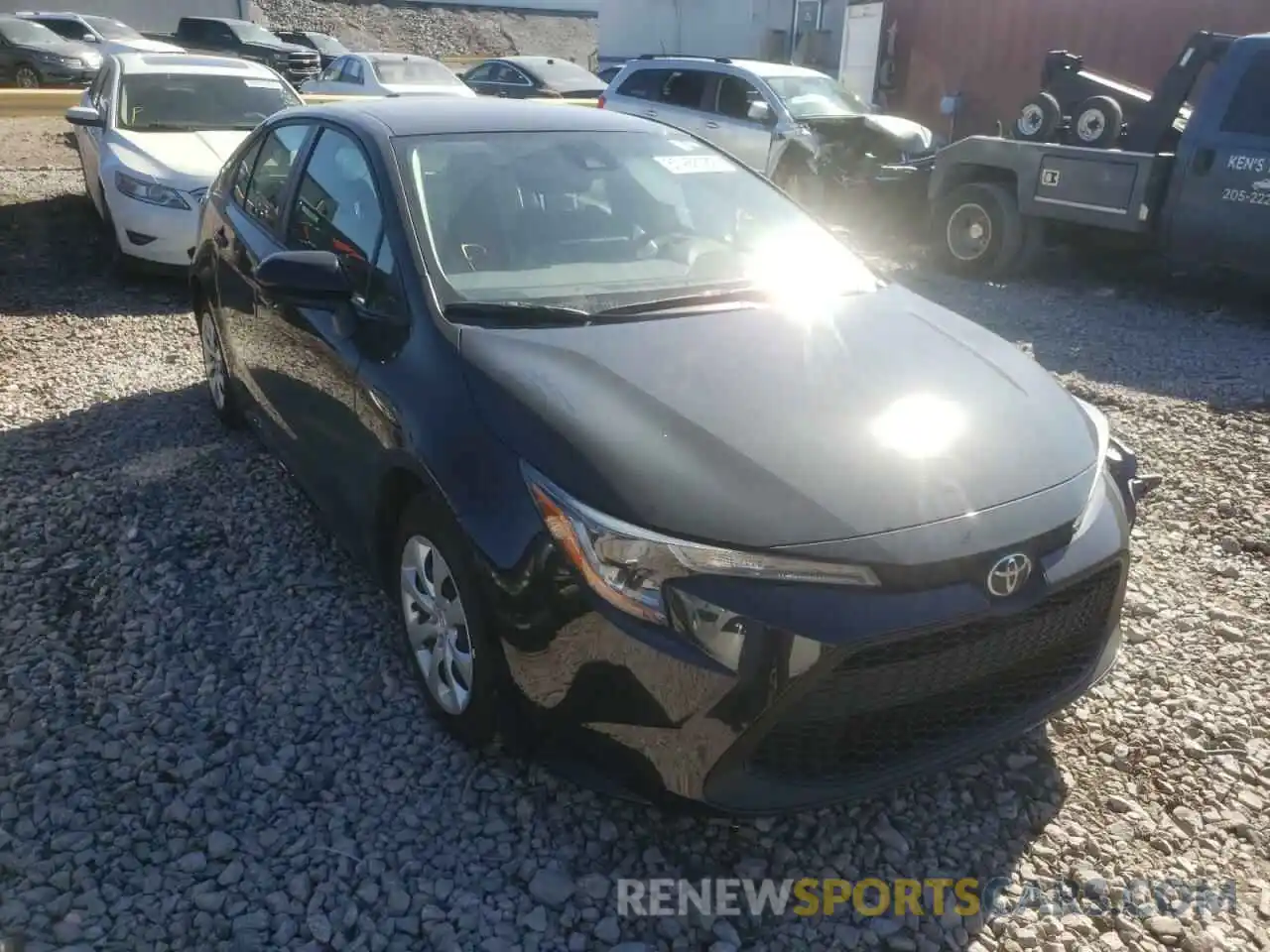 1 Photograph of a damaged car JTDEPMAE4NJ195914 TOYOTA COROLLA 2022