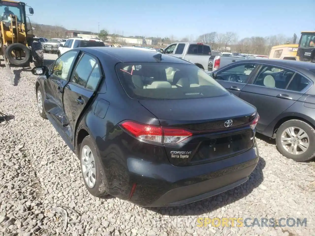 3 Photograph of a damaged car JTDEPMAE4NJ195914 TOYOTA COROLLA 2022