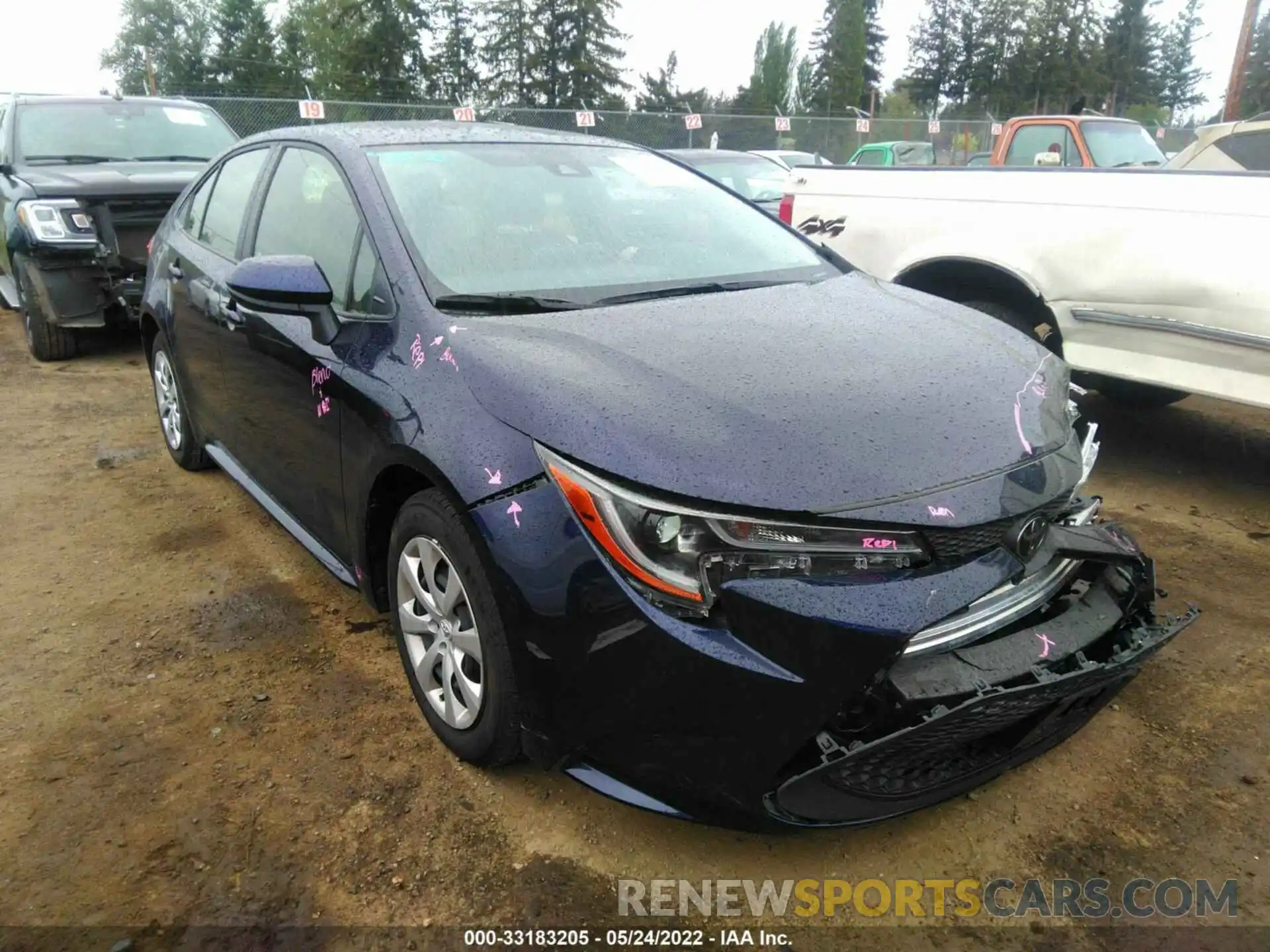 1 Photograph of a damaged car JTDEPMAE4NJ197601 TOYOTA COROLLA 2022