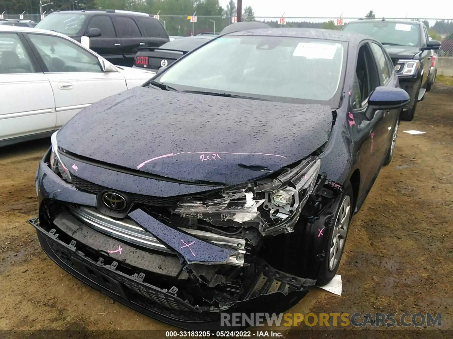 6 Photograph of a damaged car JTDEPMAE4NJ197601 TOYOTA COROLLA 2022