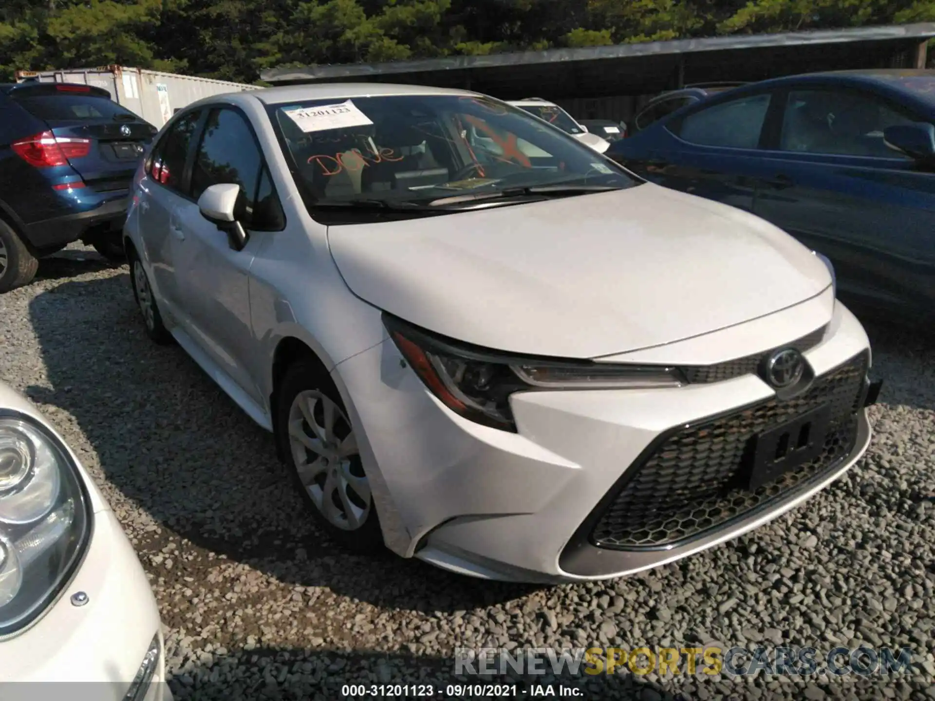 1 Photograph of a damaged car JTDEPMAE4NJ198604 TOYOTA COROLLA 2022