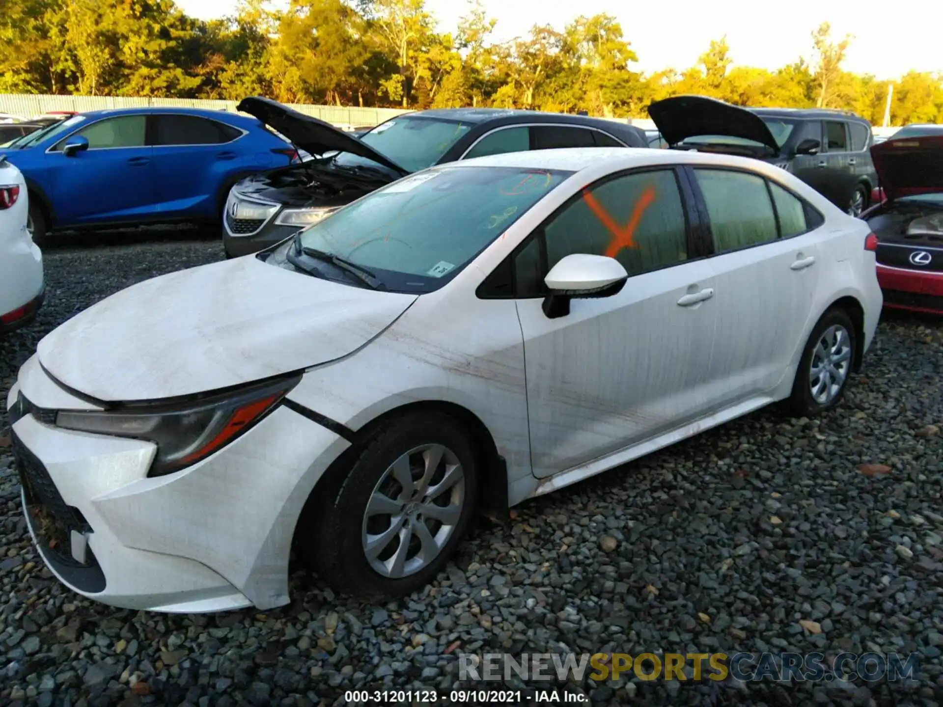 2 Photograph of a damaged car JTDEPMAE4NJ198604 TOYOTA COROLLA 2022