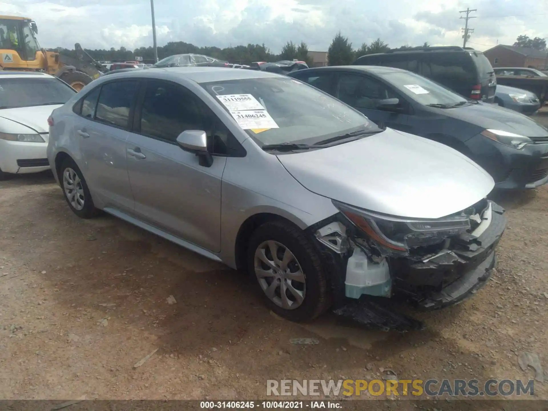 1 Photograph of a damaged car JTDEPMAE4NJ199008 TOYOTA COROLLA 2022