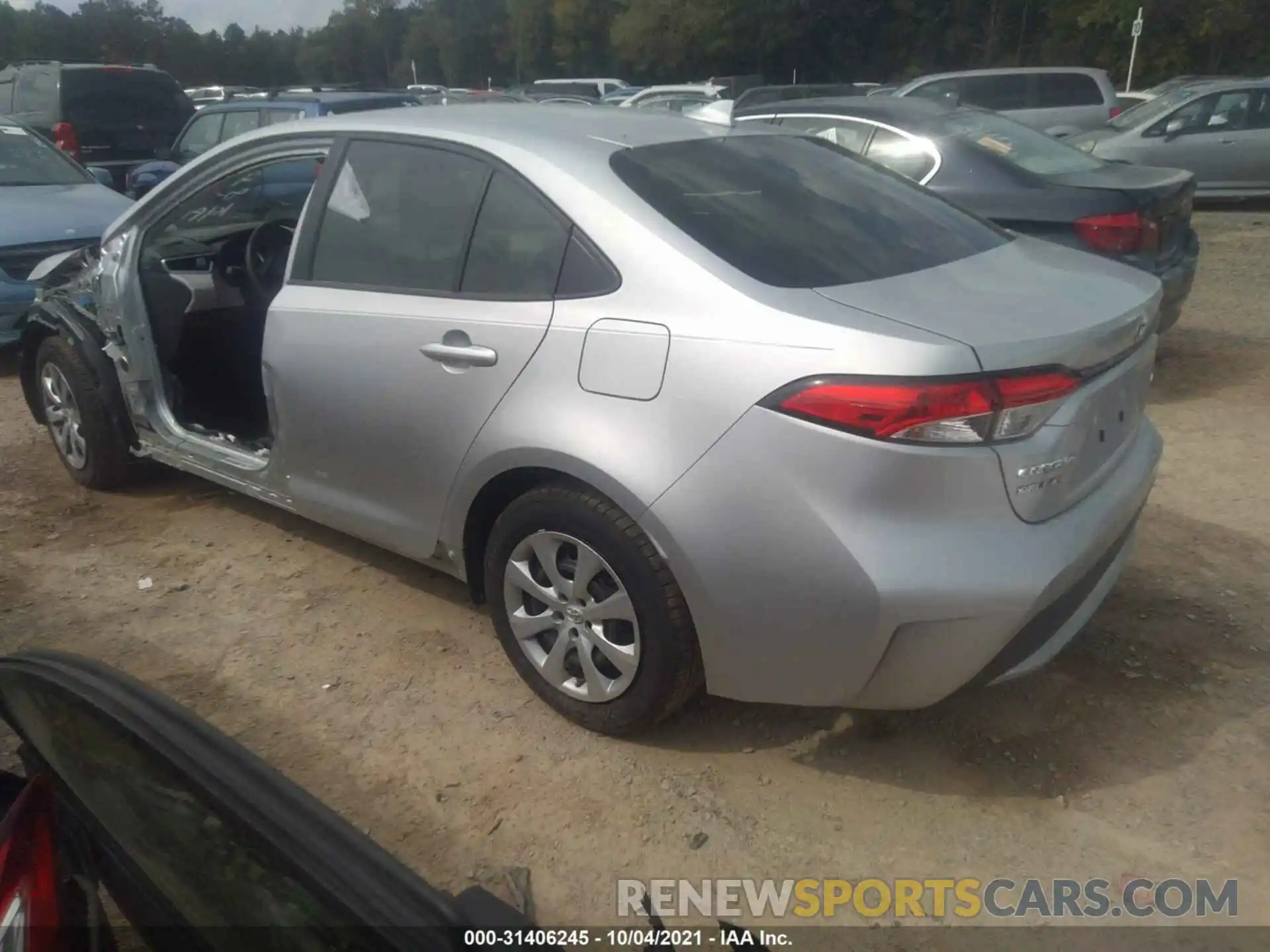 3 Photograph of a damaged car JTDEPMAE4NJ199008 TOYOTA COROLLA 2022