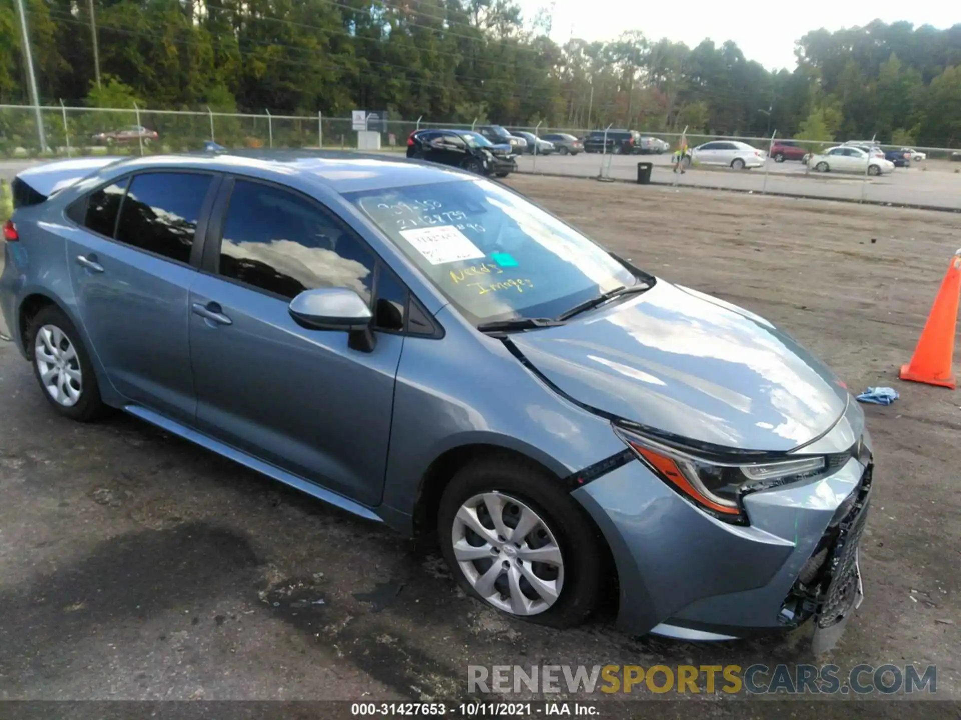 1 Photograph of a damaged car JTDEPMAE4NJ202828 TOYOTA COROLLA 2022